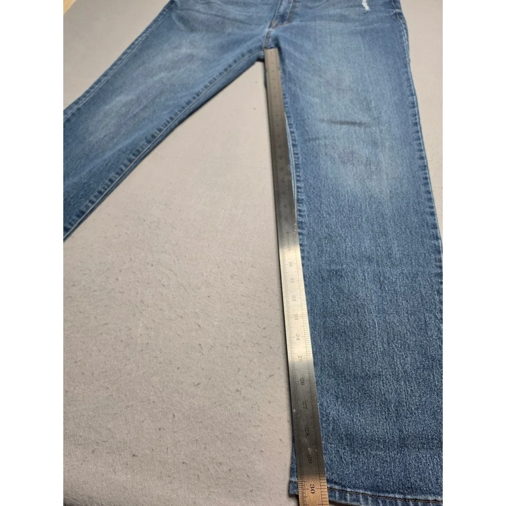 WXYZ Nomad Jeans Men 36x30 Blue Denim Cotton Stretch Slim Fit Distressed Outdoor